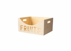 Fruitbox 39,5x30cm - hout massief - naturel