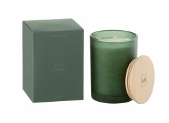 Geurkaars Bois Givre Ø8,5x12,5cm - glas/paraffine - groen