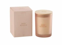 Geurkaars Rose Reveuse Ø8,5x12,5cm - glas/paraffine - roze