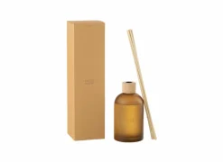 Geurstokjes Accords Essentiels Santal Satiné 9,5x9,5x35,5cm - glas - geel