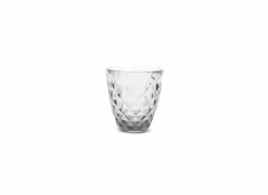 Glas Prisma 22cl - glas - grijs set van 4