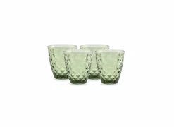 Glas Prisma 22cl - glas - groen set van 4