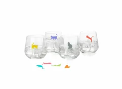 Glass marker Sticky Cats set van 8