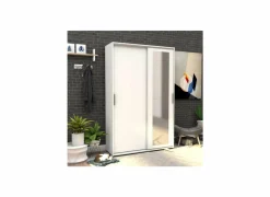 Halkast Cuzco 120x40x187cm - melamine - wit