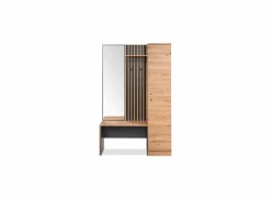 Halkast Medan 122cm - melamine - artisanale eik