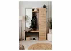 Halkast Medan 122cm - melamine - artisanale eik