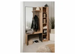 Halkast Medan 122cm - melamine - artisanale eik