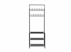 Halkast Penny 67cm - metaal - mat zwart