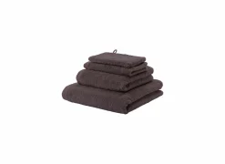 Handdoek London 55x100cm - katoen - paars