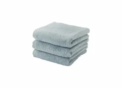 Handdoek London 55x100cm - katoen - blauw