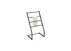 Handdoekenrek Waterloo 45,5x36x82cm - metaal - zwart