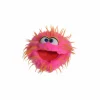 Handpop Knaller H20cm - polyester - roze/oranje