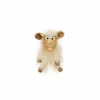 Handpop Lucy het lammetje H43cm - polyester - beige