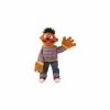 Handpop Sesamstraat Ernie H65cm - polyester - multicolor