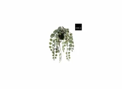 Hangende kunstplant Ceropegia woodii H46cm polyester groen