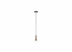 Hanglamp Cadiz GU10 1x10W Ø12,5cm - aluminium - zwart/brons