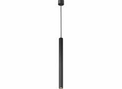 Hanglamp 60cm GU4 - aluminium - zwart