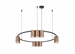 Hanglamp Ø60cm 10xGU10 - aluminium - brons