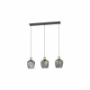 Hanglamp Empoli 90x20cm 40W E27 staal zwart