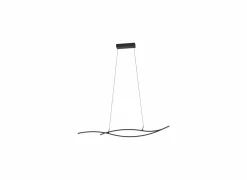 Hanglamp Grisolia 140x7cm 20W LED staal zwart