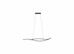 Hanglamp Grisolia 140x7cm 20W LED staal zwart