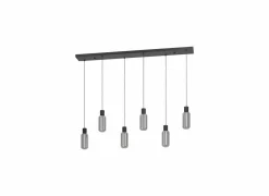 Hanglamp Maione 138x14cm 4W E27 staal zwart
