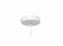 Hanglamp Tobie Ø37cm - katoen/staal - wit