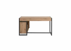 Hoekbureau Denver 139x142x75cm - decor - artisanale eik & antraciet