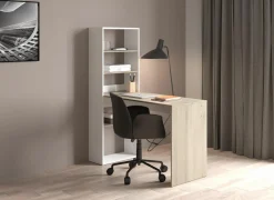 Hoekbureau Ease  123x145x53cm - decor - kronberg eik & wit