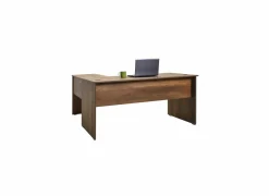 Hoekbureau Meradi 160x144cm - melamine - oslo walnut
