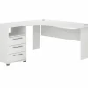 Hoekbureau Prima decor - wit