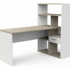 Hoekbureau Strate 156x133x91cm - decor - kronberg eik & wit