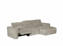 Hoeksalon Adam 311x177cm - stof - turtle dove