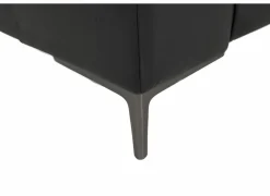 Hoeksalon After 295x232cm - leder - zwart met relax