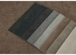 Hoeksalon Alea 291x190cm - stof - siena met bedfunctie & opbergruimte