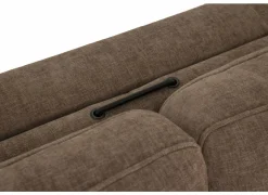 Hoeksalon Alea 291x190cm - stof - siena met bedfunctie & opbergruimte