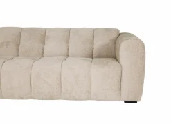 Hoeksalon Alps 322x158cm - stof - beige