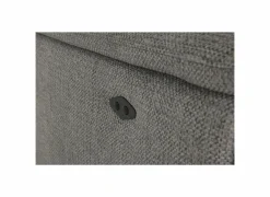 Hoeksalon Amira 290x228cm - stof - grijs met relax