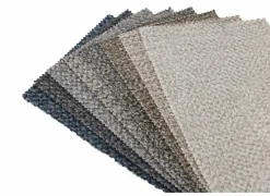 Hoeksalon Amira 290x228cm - stof - grijs met relax