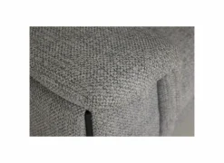 Hoeksalon Amira 290x228cm - stof - grijs met relax