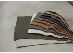 Hoeksalon Arya 293x241cm - stof - grijs met relax