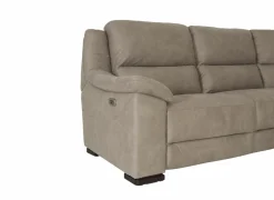 Hoeksalon Berry 372x292cm - stof - beige met relax