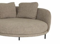 Hoeksalon Carre 311x154cm - stof - beige