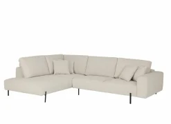 Hoeksalon Celaya 298x223cm - stof - ecru