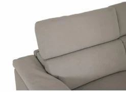 Hoeksalon Cell 295x232cm - stof - grijs met relax