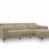 Hoeksalon Cine 277x168cm - stof - taupe