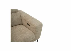 Hoeksalon Cine 277x168cm - stof - taupe met relax
