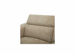 Hoeksalon Cine 277x168cm - stof - taupe met relax