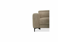Hoeksalon Cine 277x168cm - stof - taupe met relax