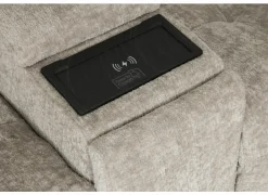 Hoeksalon Crow 334x301cm - stof - turtledove met 3 relaxen